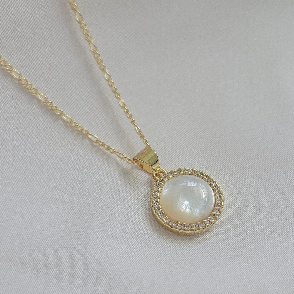 Moonstone Pendant Necklace